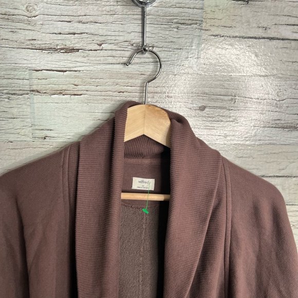 Aritzia WILFRED Diderot brown Cocoon Cardigan Sweater Size X-Small - Picture 5 of 8